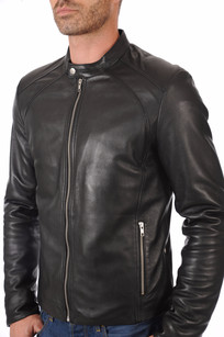Veste en cuir serge pariente homme Veste en cuir serge pariente homme